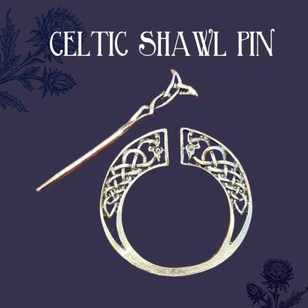 Celtic Shawl Pin