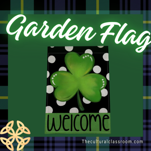 St Patricks Day Garden Flag